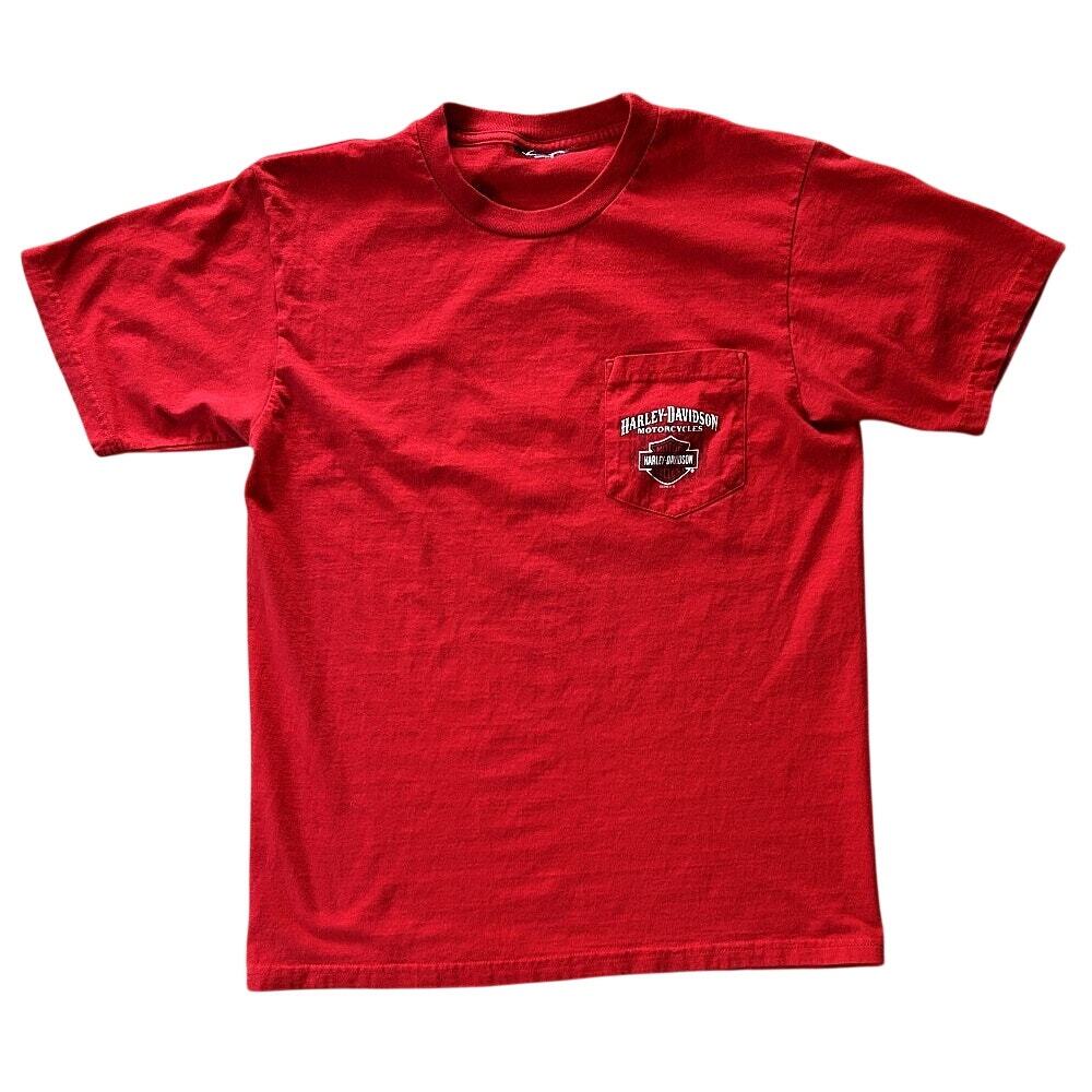 Harley Davidson Vintage Las Vegas Eagle Red T-Shirt Men's Large
